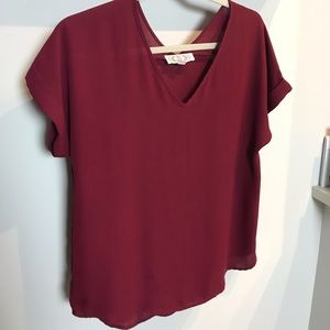 Maroon blouse